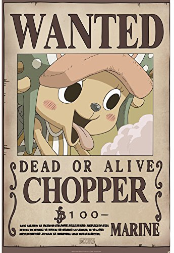 GB eye One Piece Wanted Chopper 61 x 91.5cm Maxi Poster