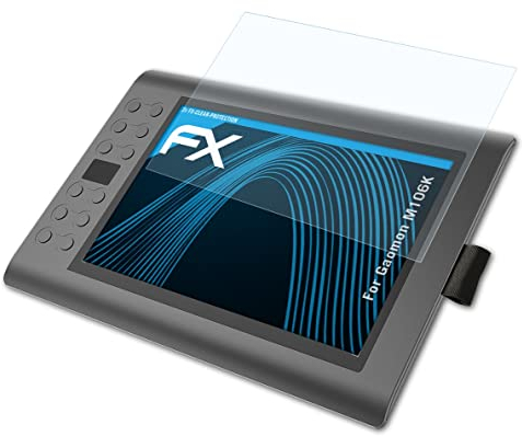 atFoliX Schutzfolie kompatibel mit Gaomon M106K Folie, ultraklare FX Displayschutzfolie (2X)