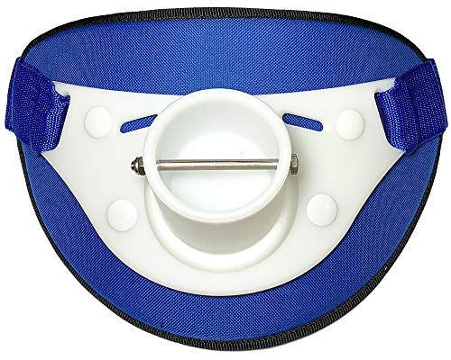 Sanhu Big Game Kampfgürtel, 66 cm, Weiß/Blau, 1 Stück, verstellbare | Offshore-Salzwasserangeln, gepolsterter Hüftgurt mit Kardanstütze, Thunfisch, Marlin, Wahoo & Big Game Battles