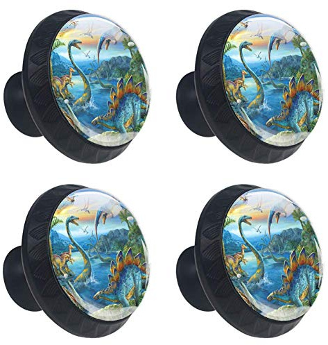 Jungle Dinosaurs Door Drawer Pull Handle Furniture Decoration for Kitchen Cabinet Dressing Table