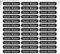 Indigos UG - Namensaufkleber Kinder Schule - 300 Sticker 36x7 mm - schwarz - personalisiert mit Wunschname - Etiketten für Schulheft, Schultüte, Federmappe, Stifte, Kindergarten
