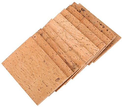 VGEBY Saxophon Korken, 10 Teile/Satz Klarinette Korken Saxophon Hals Kork Holzblasinstrumente Reparatur Zubehör Ersatz Korkmatte Kits