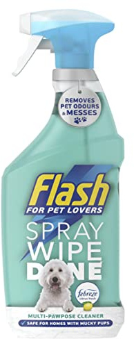 Flash Surface Cleaner Pet Odor Eliminator Spray 750ml, 2-Pack