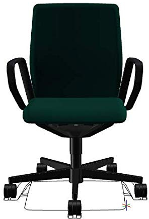 Sedus Line Konferenzstuhl mittelhoch, höhenverstellbar, ergonomisch, hoher Sitzkomfort (Grün)