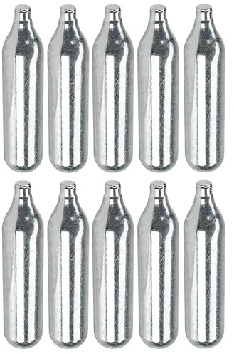 BORNER - Bombonas de CO2 de Alto Rendimiento | Capsulas de Aire comprimido con Cargas de 12 gr para Armas de Airsoft o Pistolas de balines y perdigones (500 bombonas)