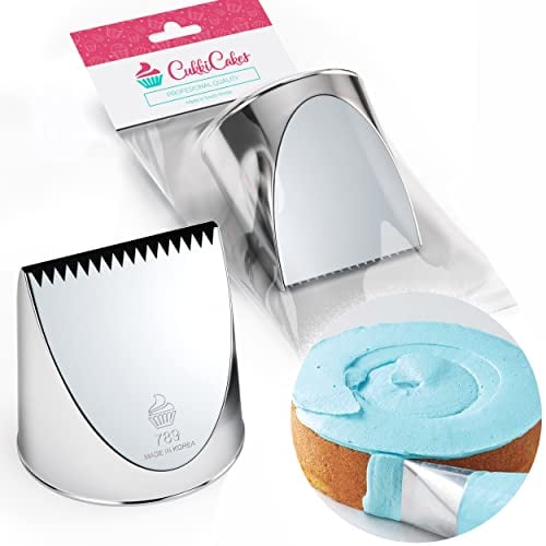 CukkiCakes Profi Spritztülle große XXL (Nummer 789) zum Dekorieren von Torten - Tülle kompatibel mit Spritzbeutel/Spritzsack - Made in Korea