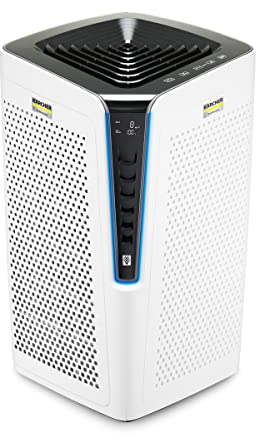 Kärcher Luftreiniger AF 100 H13, max. 80 W, bis zu 650 m³/h, weiß