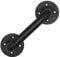 Large Handle Antique Wrought Iron Restaurant Bar Door Barn Door Sliding Door Handle Furniture Handle Industrial Style Cabinet Pulls Black Water Pipe Cabinet Knobs Door Levers (Total Length 35cm)