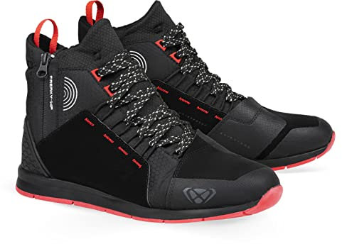 Ixon Herren 508101004-1059-39 Ankle Boot, Black White Red, 40 EU
