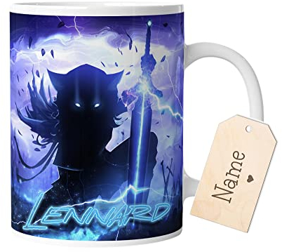 timalo® Coole Gaming Tasse personalisiert mit Namen | Kaffeetasse Geschenk für Gamer Becher | Fantasy | mug-gamer-47