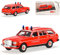 Mercedes-B E-Klasse W123 240TE T-Modell Kombi Feuerwehr Rot 1975-1986 H0 1/87 Schuco Modell Auto mit individiuellem Wunschkennzeichen