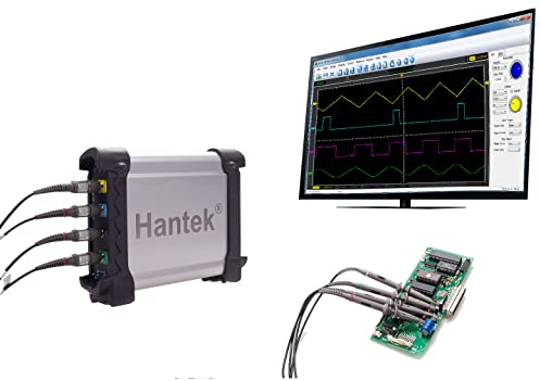 Hantek Digital Oscilloscope DSO3104(A) DSO3204(A) DSO3254(A) 4 Channels Handheld Storage USB Oscilloscopes + 16 Channels Logic Analyze