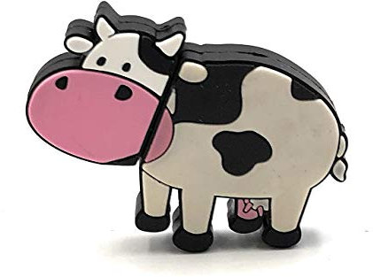 Onwomania Clé USB drôle de Ferme d'animaux de Vache Clé USB 64 Go USB 2.0