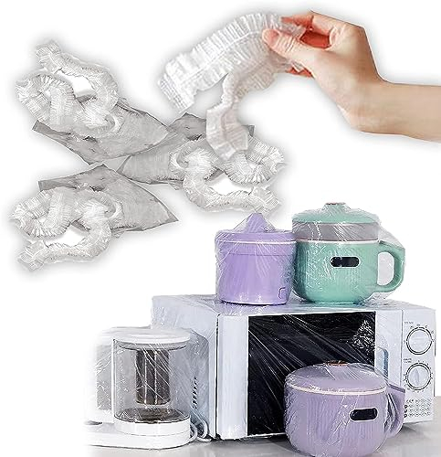 50pcs Thickened Disposable Dust Cover,Clear Kitchen Appliance Covers for Toaster Oven Blender Instant Pot (60 * 70cm)