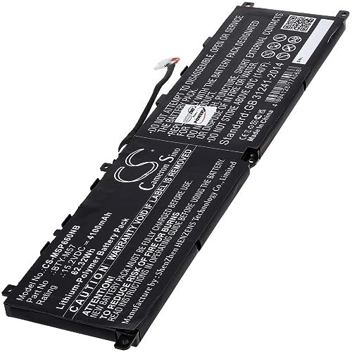 Batteria per laptop MSI GP66, GP76, 15,2 V, ai polimeri di litio
