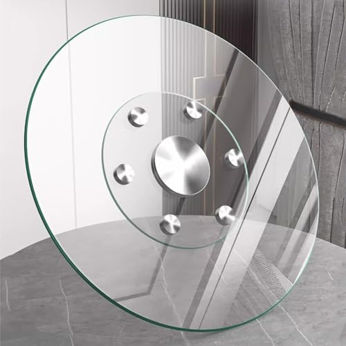 COMPR Glasplatte Beistelltisch Rund-Drehteller, Drehteller Aus Gehärtetem Glas Tischplatte Rund, Lazy Susan for Tischplatte, for Hotel, Restaurant (Size : 100cm(39.3in))