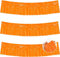 TONIFUL Metallic-Folien-Fransengirlande, Macaron, Orange, Wandbehang, Lametta-Fransenbanner für Auto-Parade, Brautparty, Hochzeit, Geburtstag, Ostern, Abschlussfeier, Urlaub, Party-Dekoration (9 m)