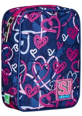 SJ GANG STYLE JAM GANG Astuccio Scuola Speed Pad, Viola, Portapenne Mono Scomparto Con Plance Amovibili e Penne, Matite, Colori, Accessori, Elementari, Medie, Bambina
