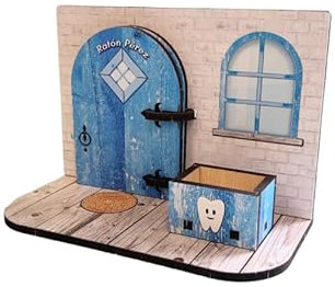 MADERCLIP Puerta mágica Ratoncito Pérez (Azul)