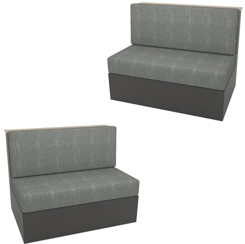 Hochelastische Wohnmobil Essecke Kissenbezüge Exquisite Jacquard Camper Autosofasitze Schonbezüge Wohnmobilkabinen Sitzbezüge Loveseat Sofas Möbelschutz Wohnmobil Sitzbezüge ( Color : Medium gray , Si