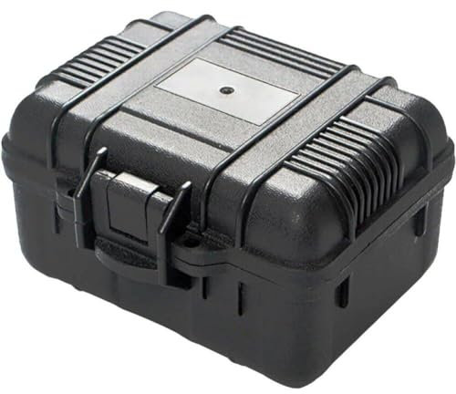 HiyyFloy Small Tool Box with Locking Plastic Storage Toolbox Waterproof Hard Carry Tool Case Shockproof Carrying Case for Outdoor
