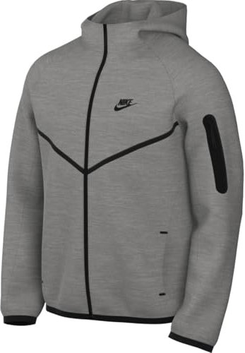 Nike Tech Fleece Fullzip Windrunner Giacca da Uomo Dk Grey Heather/Black L