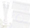 100 Stück Wedding Bubbles Kleine Seifenblasen Hochzeit mit Herzgriff ohne Flecken für Kinder Hochzeit Verlobung Geburtstag