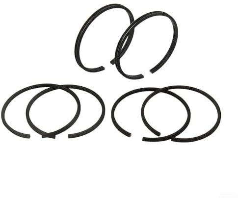 Air Compressor Piston Ring Kit Includes Six Metal Oil Rings for Standard Models 50, 49 & 51 (50)