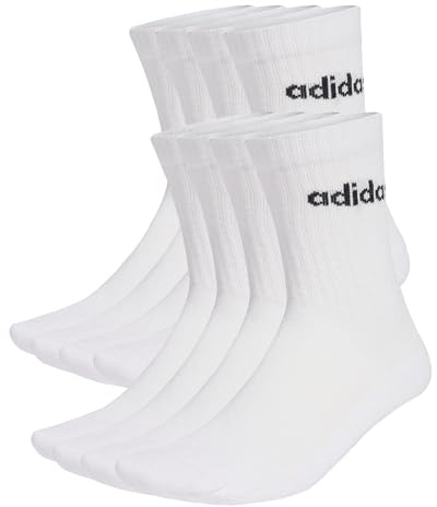 adidas Unisex Linear Cushioned Crew Sock 1o Pair Pack Socken (1er Pack)