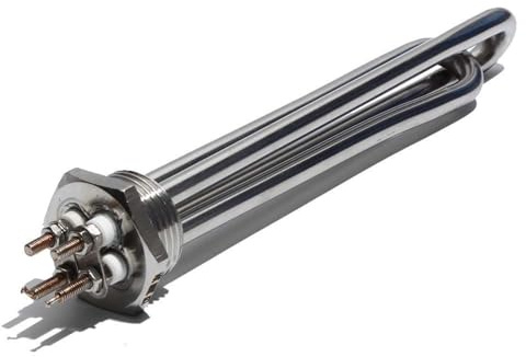 12V 300/600W Tauchsieder Tauchwasserheizelement Edelstahl-Heizelement mit Doppel-U-Typ(600W)