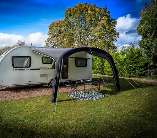 Maypole Stratford Pro Air Sun Canopy for Caravans & Motorhomes, Zip On Walls