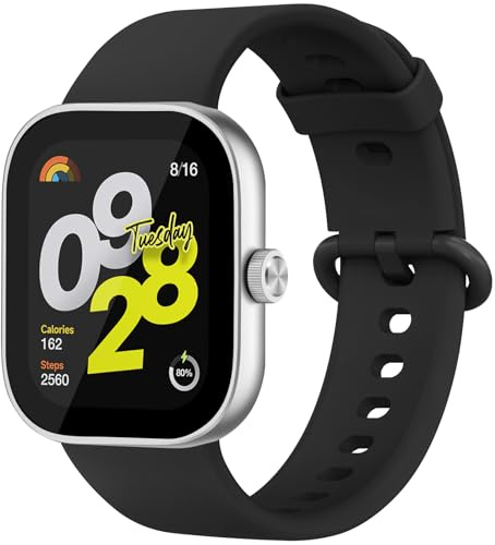 Meliya Bracelet pour Xiaomi Redmi Watch 4 / Watch 5/Xiaomi Mi Band 8 Pro/9 Pro, Silicone Bracelet Étanche et Respirant