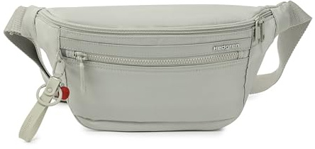 Hedgren BRANCO ist eine geräumige, sichere Sling-Crossbody-Tasche für urbanes Pendeln und Reisen mit nachhaltigen, 100% recycelten Materialien. (Pussywillow Grey)