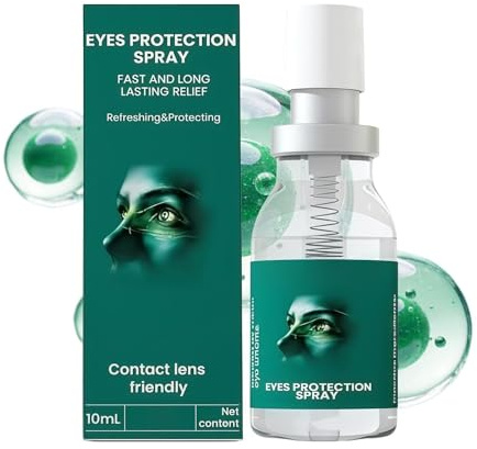 Eye Spray - 10ml Fast Acting Contact Lens Friendly Gentle | Moisturizing Eye Spray,for Men Women Study Work, Relieve Fatigue Puffiness Dryness
