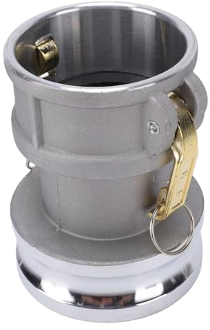 HUSHUI Raccordo per Tubo Camlock DA 3 Pollici Femmina X 4 Pollici Maschio Camlock Accoppiamento per Trasferimento Acqua Olio, Materiale in Ottone Resistente e Acciaio Inossidabile
