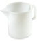Plastime Caraffa Graduata Morbida, 5 l, LLDPE, Bianco, 30 x 19 x 24 cm