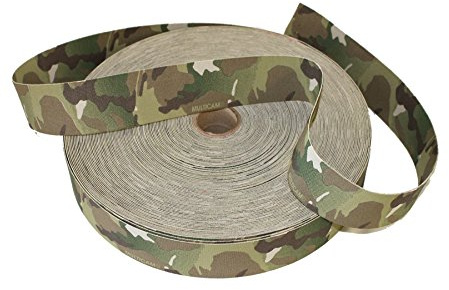MMI Textiles 1 Metre of 50mm / 2 Double Sided Crye Multicam Elastic