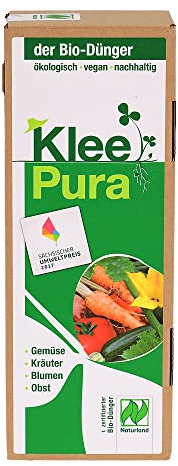 KleePura L'engrais bio Naturland à base de trèfle 100 % bio 175 kg engrais bio pur végétal (végétalien) engrais organique NPK Idéal pour tomates légumes herbes fruits fleurs et plantes vertes.