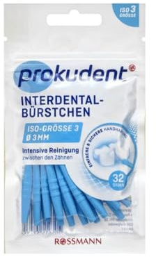 Prokudent Interdentalbürstchen Iso-Gr. 0 1 x 32 Stück Durchmesser: 2 mm, intensive Reinigung zwischen den Zähnen