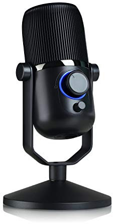 THRONMAX MDrill Zero - Compact USB Condenser Microphone with Cardioid and Omni-directional Recording Patterns - Jet Black