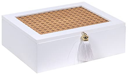 Decor And Go Caja Té Blanca Cocina Té Colección Natural