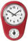 HERCHR Horloge Murale Vintage, Pendules Murales avec Minuteur pour la Maison Salon(Rouge)
