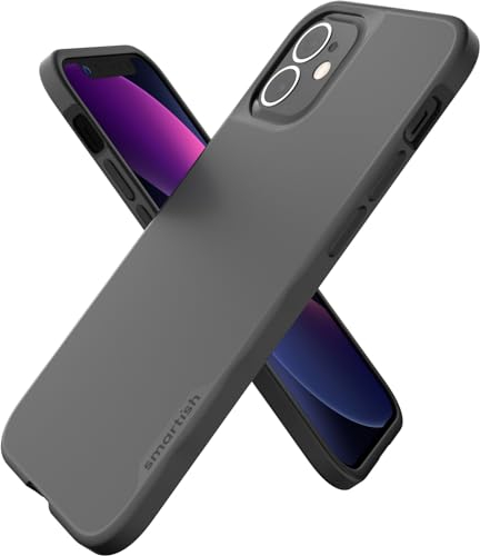 Smartish passend für Apple iPhone 12 Mini (5,4) Grip Case Hülle - Gripmunk Bumper - Leichte, schlanke Schutzhülle (Silk) Cover - Black Tie Affair schwarz