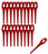 20 Ersatzmesser Rasentrimmer-Zubehör Set, kompatibel mit Einhell Akku-Rasentrimmer BG-CT 18 Li, RG-CT 18/1 Li, GE-CT 18 Li, GC-CT 18/24 und GC-CT 18/24 P