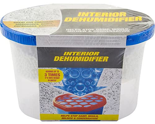 TRTO 6Pcs Dehumidifier Interior Damp Trap Mould Moisture Mildew Remover Caravan Home Easy To Use