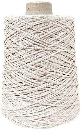Chicca Tutto Moda Filo Fettuccia a Uncinetto per Borse e Abbigliamento 500g - 1.100m (Rosa Cipria)
