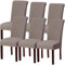 KELUINA Moderne Stuhlhussen 1er/2er/4er/6er Set, Stretch Stulhhussen Schwingstuhl Elastisch Abnehmbarer Waschbarer Universal Stuhlbezug für Hotel Bankett Hochzeit Party Deko (Taque,6 Stück)