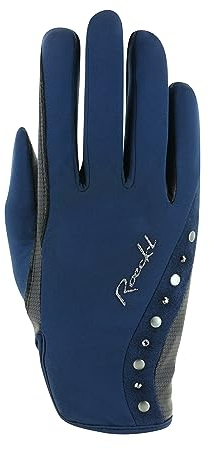 Roeckl Sports Reithandschuh JARDY, Ladies Winter Handschuh, Blau 6.5