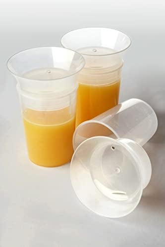 iuvas F.O.T.T. Dysphagie Becher (das Original). Trinkbecher bei Schluckstörung, Pflegebecher & Trinkhilfe bei Schlaganfall. Wiederverwendbar, spülmaschinengeeignet (1)