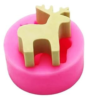 Fondant Silikon Form 2 Stücke Weihnachten Reh Fondant Silikonform Kuchen Dekoration Diy Epoxy Ornament Form